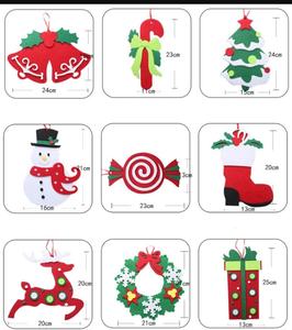 <span class=keywords><strong>Xma</strong></span> ornament decorative suspension Christmas with trimmings hanging wall tree Christmas - Product Image 2
