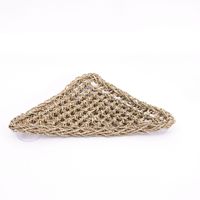 Jouets écologiques en jonc de mer naturel pour oiseaux, tapis tressé en herbe, accessoires de jeu à mâcher et à grimper pour petits animaux, pour cage ou enclos