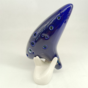 Instrumento <span class=keywords><strong>de</strong></span> <span class=keywords><strong>viento</strong></span> <span class=keywords><strong>de</strong></span> flauta Alto C azul <span class=keywords><strong>de</strong></span> 12 agujeros Sonido natural Ocarina Zelda Instrumento - Product Image 4