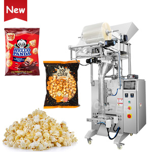 เครื่องบรรจุถุงใส่หมอนขนาดเล็กอัตโนมัติ50g 100G เครื่องบรรจุคุกกี้ป๊อปคอร์นแนวตั้ง - Product Image 1