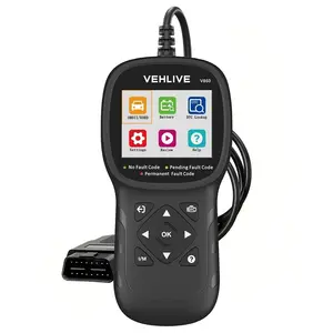 כלי האבחון העדכני ביותר לרכב V860 רכב OBDII סורק קורא ומזהה קודי תקלות לרכב