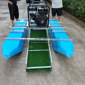 DIESEL Vàng dredger xách tay vàng NẠO VÉT Float thuyền hiệu quả cao máy giặt Vàng - Product Image 1