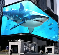 Écran d'affichage vidéo LED extérieur imperméable au design innovant, format 3D, lisible en plein soleil, luminosité personnalisable