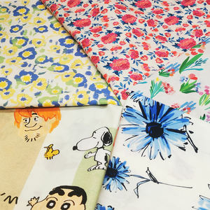 Nouveau tissu en coton popeline imprimé fleurs et plantes, 100% coton, style années 80, respirant, tissu londonien, 120 g/m², nouveau - Product Image 5