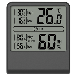 Habitación interior LCD Medidor electrónico de <span class=keywords><strong>temperatura</strong></span> y humedad Termómetro digital Higrómetro Termómetro doméstico - Product Image 1