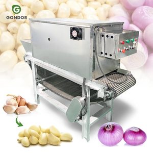 Petite machine industrielle électrique pneumatique automatique pour éplucher les oignons et l'ail, meilleur prix - Product Image 1