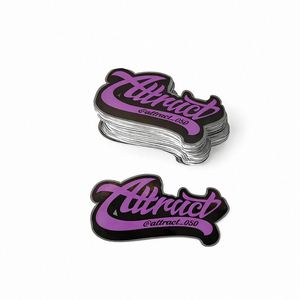 Custom Die Cut Label Sticker with Logo Shape <b>Adhesive</b> Waterproof Outdoor <b>Vinyl</b> Decal for Branding - Product Image 3