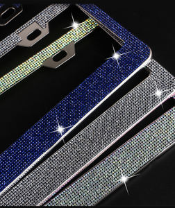 Marco de Matrícula de Cristal con Diamantes, Venta Caliente, Suministro para <span class=keywords><strong>Amazon</strong></span>, para el Mercado de EE. UU. y Canadá - Product Image 6