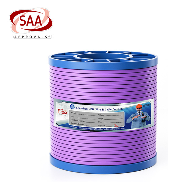 High Quality SAA Standards As/nzs5000 1mm2 4mm2 6mm2 10mm2 Flat Cable 2/3/4c Building Electrical Wire 1.5mm2 2.5mm2 Tps Cable