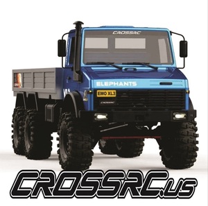 CROSSRC EMO XL3 1/8 6WD RC Crawler Wild Elephant 6x6 Recovery Truck Portal Axle Diff Lock High Torque Off-Road Hobby RTR - Product Image 5