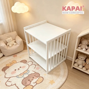 <span class=keywords><strong>Table</strong></span> à <span class=keywords><strong>langer</strong></span> en bois KAPAI pour bébés, gain de place, <span class=keywords><strong>grande</strong></span> capacité de rangement, unité multifonctionnelle pour la crèche - Product Image 5
