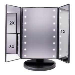 <span class=keywords><strong>Espejo</strong></span> de Maquillaje <span class=keywords><strong>con</strong></span> <span class=keywords><strong>LED</strong></span> Iluminado <span class=keywords><strong>Espejo</strong></span> de Mesa <span class=keywords><strong>Luz</strong></span> <span class=keywords><strong>con</strong></span> Ampliación 1X / 2X / 3X Plegable <span class=keywords><strong>Espejo</strong></span> de la Vanidad Rotación 180 - Product Image 6
