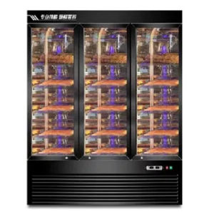 Nuelead NE-329, Gabinete de Maduración en Seco para Carne, Queso y Aire, de Acero Inoxidable, con Tres Puertas de Vidrio, Gran Capacidad de 1350L, Estantes y Control Digital - Product Image 2