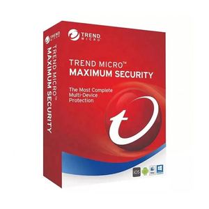 Trend Micro Maximum Security 1 อุปกรณ์ 3 ปี คีย์โกลบอล ใบอนุญาตสากล ซอฟต์แวร์ป้องกันไวรัสและความปลอดภัยทางอินเทอร์เน็ต มีสินค้าในสต็อก - Product Image 1