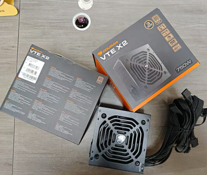 Cougarr VTE X2 750W PSU 80Puls đồng 20 + 4pin không Mô-đun Cung cấp điện hỗ trợ đầy đủ các nguồn cung cấp máy tính để bàn <span class=keywords><strong>CPU</strong></span> - Product Image 2