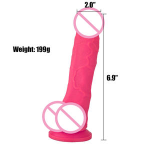 Kostenlose individuelle Schachtel - Neu im Trend 7 Zoll realistischer Dildo Silikon großer Dildo künstlicher Penis Analdildo für Damen - Product Image 4