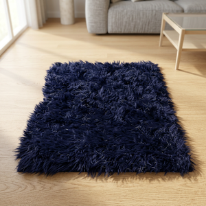 <b>Fluffy</b> Flokati Wool Area Rug Indian Handwoven Luxury Soft Durable <b>Carpet</b> for Home Office Interior Decor Premium Quality - Product Image 2