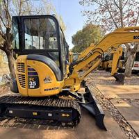 Komatsu PC35 Meilleur prix Original Japon Mini-excavatrice sur chenilles 3 tonnes Komatsu PC35 d'occasion