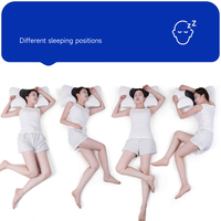 Oreiller en mousse à mémoire de forme Oreiller de contour cervical en mousse à mémoire de forme orthopédique ergonomique pour les dormeurs latéraux et dorsaux