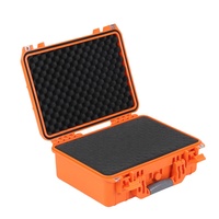 Mallette de rangement étanche en plastique IP67 de vente directe d'usine avec mousse Pick and Pluck