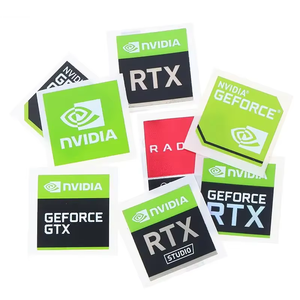 Adesivo Decorativo per Laptop e Desktop NVIDIA GTX GEFORCE, Nuovo Design di Etichetta Adesiva - Product Image 6