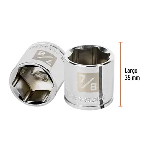 Boîte de douilles à 6 points de 7/8 po, entraînement 3/8 po, TRUPER - Product Image 1