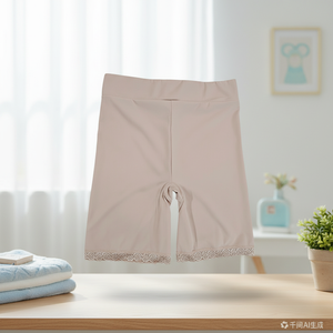 Pantalones Cortos de Maternidad Largos con Soporte Abdominal, Ropa Interior de Embarazo de Cintura Alta, Bragas de Algodón Suaves para <span class=keywords><strong>Mujer</strong></span> - Product Image 1