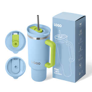 Bán buôn 40oz thép không gỉ chân không cách điện Tumbler với xử lý du lịch Mug thân thiện với môi nâng cấp chân không cách điện du lịch - Product Image 2