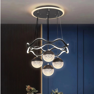 Jylighting Phong Cách Kim Loại Acrylic Mặt Dây Chuyền Đèn <span class=keywords><strong>Saa</strong></span> Đã Được Phê Duyệt Cho Nhà Bếp Đảo Phòng Khách Thiết Kế Trần Mặt Dây Chuyền Đèn - Product Image 4