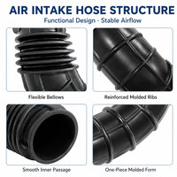 172285G0A00 Air Intake Hose Reinforced EPDM Rubber Front Intake Side for Acura RL Legend 2005 2012 3.5L 3.7L V6 Engine