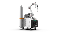 Stasiun Kerja Robot Pengelasan 6-Axis Pemrograman Mudah Logam MIG/MAG Baja Tahan Karat 380V/220V Robot Kolaboratif