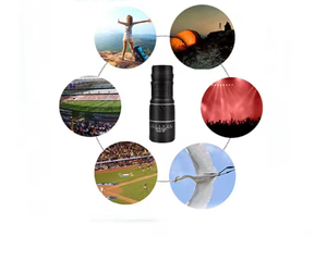 단안 HD 16X52 66M/8000M 초점 시야 녹색 필름 줌 고배율 고화질 야간 투시경 쌍안경 - Product Image 6