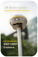 Station de base RTK GNSS laser SOUTH Surveying INNO5 pour la topographie, récepteur GPS/GNSS différentiel avec doubles caméras AR