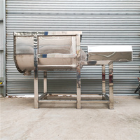 Mélangeur à ruban en acier inoxydable de qualité alimentaire, capacité 500L, moteur servo, machine de mélange multifonctionnelle pour poudres sèches (détergent, savon)