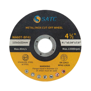 Disque abrasif en oxyde d'aluminium de haute qualité <span class=keywords><strong>SATC</strong></span> de 3 pouces, alésage de 3/8 po, dureté moyenne, pour meuleuse, garantie 3 ans, stock local aux États-Unis - Product Image 4