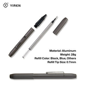 Stylo à bille magnétique en métal YIREN Premium avec clip en acier inoxydable, stylo anti-stress pour une écriture fluide, idéal pour les affaires et l'école - Product Image 4