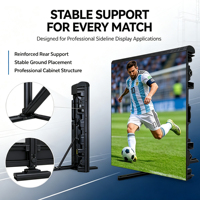 Layar Video LED Bar Tempat Olahraga P4 P5 P6 P8 Kecerahan Tinggi di Stadion Pusat Acara Siaran Layar Tampilan LED OEM