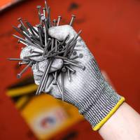 Gants anti-coupure HPPE de qualité alimentaire, niveau 5, stériles, 7 oz, pour la cuisine, la viande, le bois, le décorticage des huîtres, le filetage du poisson, le traitement des aliments