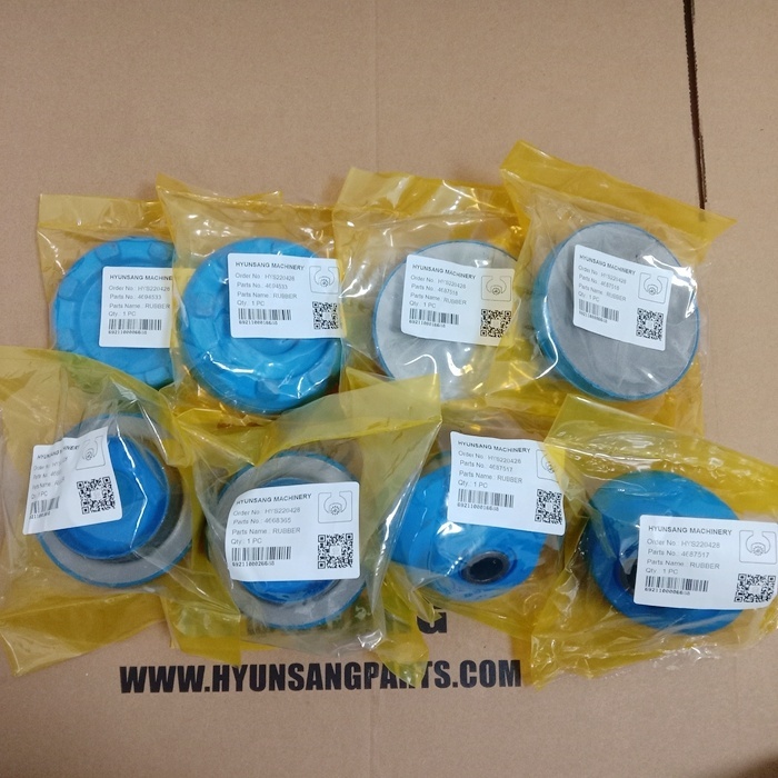 Hyunsang Excavator Parts Rubber 4687571 4668365 for ZX70-3 ZX75USK