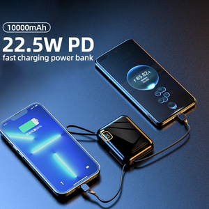 Banco de Energía Portátil de 10000 mAh, Carga Rápida, Mini Banco de Energía Inteligente con Pantalla Digital y Cable de Carga - Product Image 2