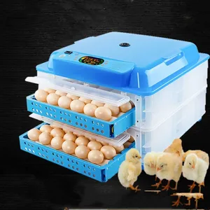 Couveuse automatique à double douchette de 320 capacité pour oeufs de caille Couveuse à oeufs de poule de 128 capacité