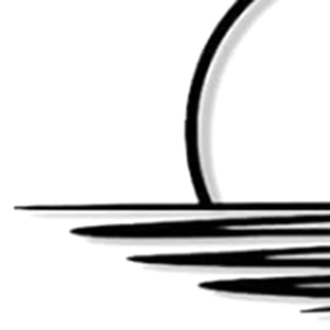 Art mural minimaliste en métal « Lever de soleil et <span class=keywords><strong>mouettes</strong></span> » - Décoration abstraite de coucher de soleil pour salon, chambre à coucher, décoration intérieure moderne, art linéaire - Product Image 6