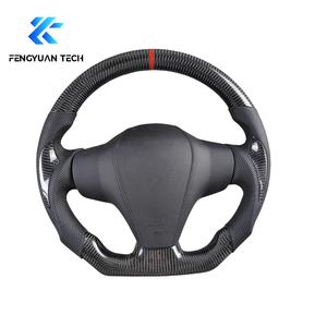 Volante de Coche Personalizado de Fibra de Carbono Forjado con Luces LED para <span class=keywords><strong>Toyota</strong></span> GR <span class=keywords><strong>Yaris</strong></span> Vios Mk3 2006 2007 2008 2009 2010 2011 Sin Airbag - Product Image 2