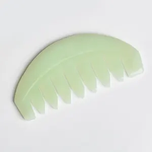Xiuyan Jade Guasha Massage Comb Gua Sha Scarping Facial Tools
