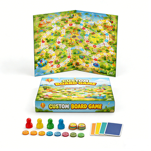 ชุดเกมกระดานส่วนตัวแบบครบชุดสำหรับครอบครัว ปาร์ตี้ เกมโต๊ะแบบอินเทอร์แอคทีฟที่ปรับแต่งได้ พร้อมอุปกรณ์เสริม รับบริการ OEM - Product Image 4