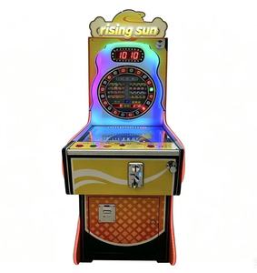 Machine de flipper LED colorée à monnayeur, modèle <span class=keywords><strong>Rising</strong></span> <span class=keywords><strong>Sun</strong></span>, en promotion, pour salles de jeux et parcs d'attractions - Product Image 1