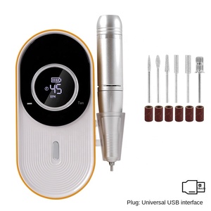 Nouvelle <span class=keywords><strong>perceuse</strong></span> à ongles professionnelle portable et décapante, faible bruit, non brûlante, batterie rechargeable, charge USB, 45 tr/min - Product Image 5