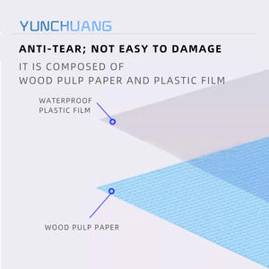 ผ้ากันเปื้อนทางการแพทย์แบบใช้แล้วทิ้ง คลาส 1 สำหรับงานทันตกรรม แบบสองชั้น บรรจุ 30 ชิ้น/แพ็ค - Product Image 2
