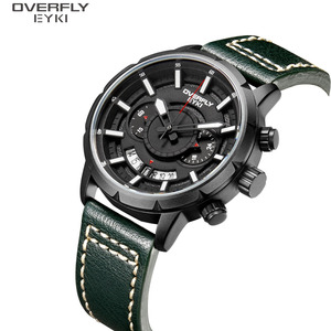 <span class=keywords><strong>OVERFLY</strong></span> ฉลากส่วนตัวนาฬิกาโครโนกราฟผู้ชายนาฬิกาที่มีคุณภาพสูงนาฬิกาควอตซ์ - Product Image 5