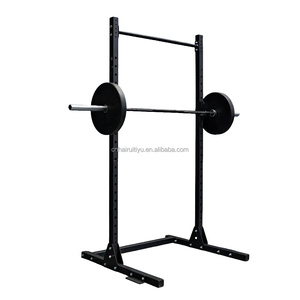 Support de Squat Robuste Noir en Acier 60x60mm avec Barres de Sécurité pour Salle de <span class=keywords><strong>Sport</strong></span> à Domicile - Product Image 6